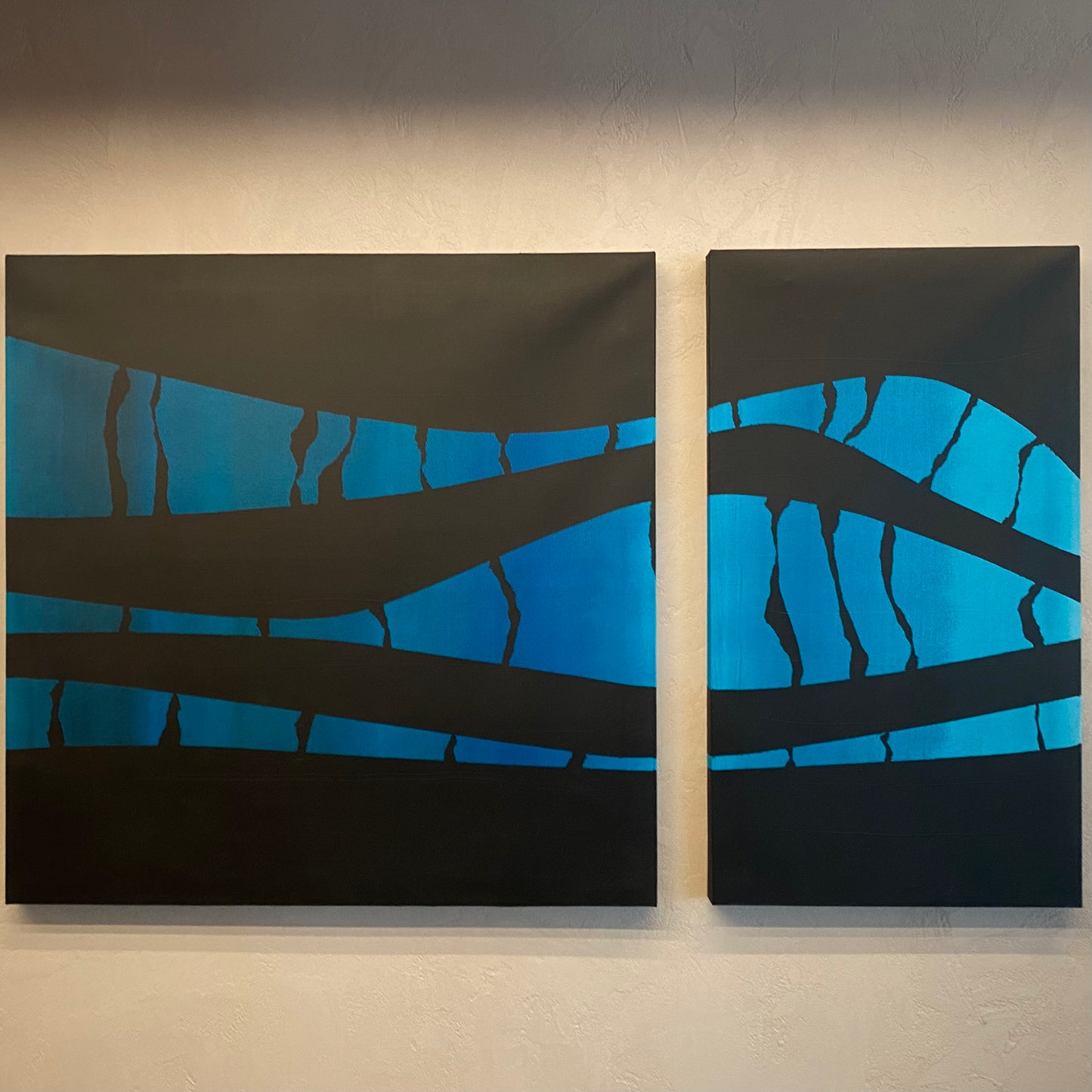 „blue“ 90 x 150 2-tlg