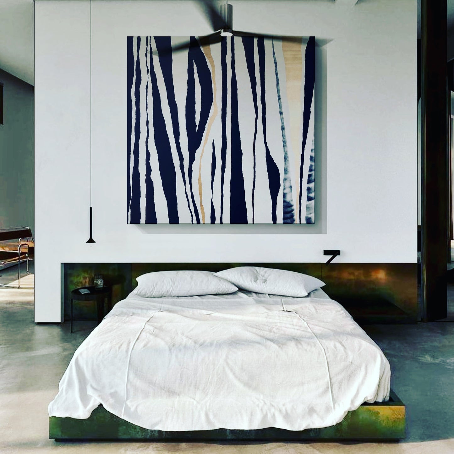 „zebra“ 130 x 130 1-tlg
