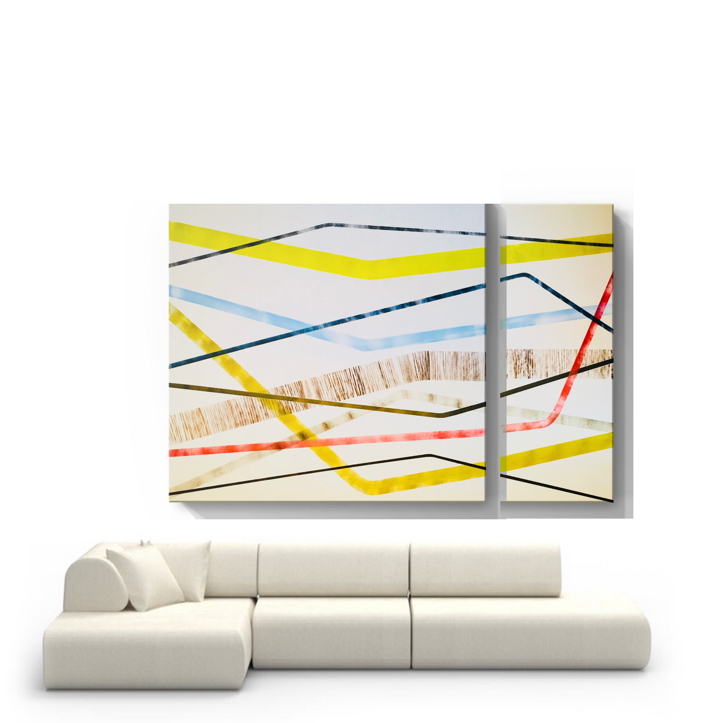 „line“ 130 x 190 2-tlg